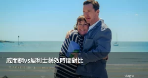 威而鋼與犀利士藥效時間對比圖表