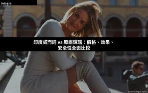 印度威而鋼 vs 原廠輝瑞：價格、效果、安全性全面比較封面
